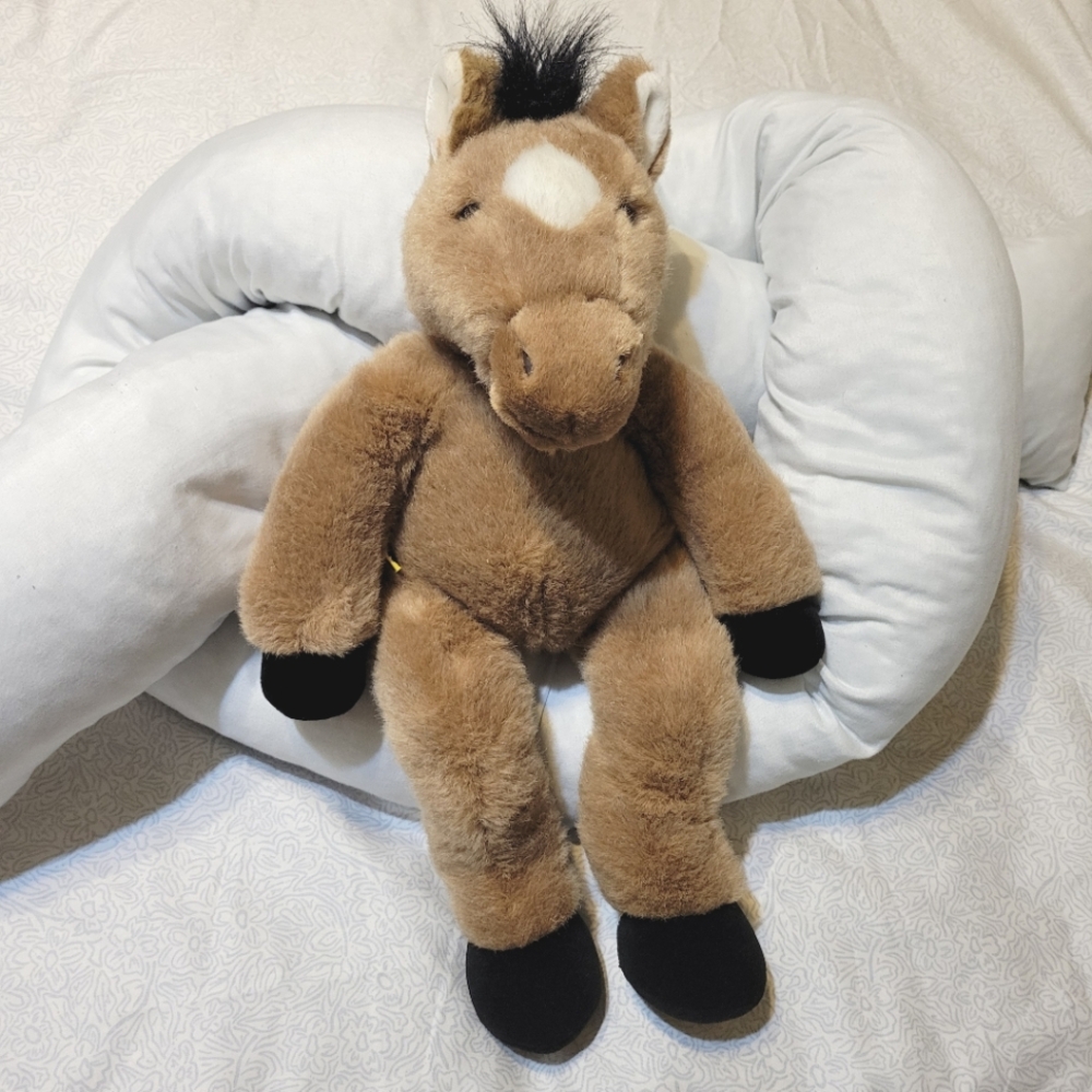 Vtg Build A Bear Workshop Brown Horse Plush Stuffed Animal 18" RETIRED